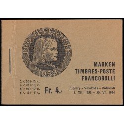 Suiza Switzerland Carnet C-539 1953 Pro juventud Ferdinand Hodler MH Suiza Switzerland Carnet C-539 1953 Pro juventud Ferdinand Hodler MH