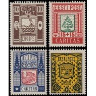 Estonia 154/57 1938 Escudos de ciudades MH