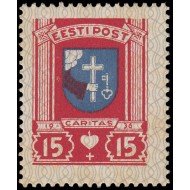 Estonia 133 1936 Escudos de ciudades MNH