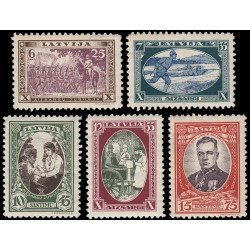 Letonia Latvia 195/99 1932 En beneficio de las milicias MH Letonia Latvia 195/99 1932 En beneficio de las milicias MH