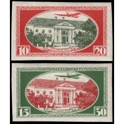 Letonia Latvia Aéreo 6/ 7 1930 En beneficio del comité del monumento al poeta Rainis Sin dentar MNH