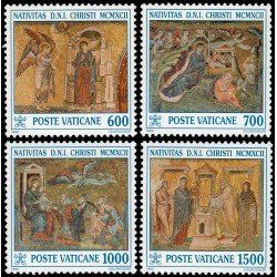 Vaticano 937/40 1992 Navidad MNH Vaticano 937/40 1992 Navidad MNH