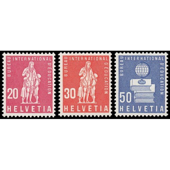 Suiza Switzerland Servicios 426/28 1960 BIE/IBE Oficina Internacional de Educación MH