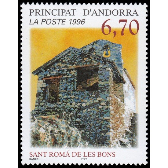 Andorra Francesa 482 1996 Sant Romá de Les Bons MNH Andorra Francesa 482 1996 Sant Romá de Les Bons MNH