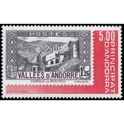 Andorra Francesa 304 1982 Primera exposición oficial de sellos andorranos MNH Andorra Francesa 304 1982 Primera exposición oficial de sellos andorranos MNH