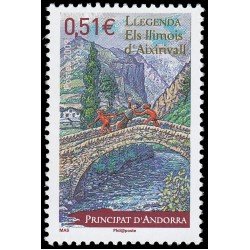 Andorra Francesa 669 2009 Leyen da Los demonios de Aixirivall MNH Andorra Francesa 669 2009 Leyen da Los demonios de Aixirivall MNH
