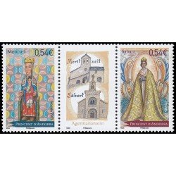 Andorra Francesa 641/42 2007 Hermanamiento de los santuarios de Nuestra Sra. de Meritxell, Andorra, y Nuestra Sra. de Sabart, Francia MNH Andorra Francesa 641/42 2007 Hermanamiento de los santuarios de Nuestra Sra. de Meritxell, Andorra, y Nuestra Sra. de Sabart, Francia MNH