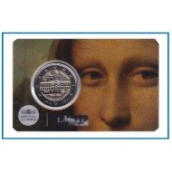 Francia France 2025 Cartera Oficial Coin Card 2€ euros conm. Louvre La Gioconda