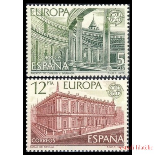 España Spain 2474/75 1978 Europa Cept MNH