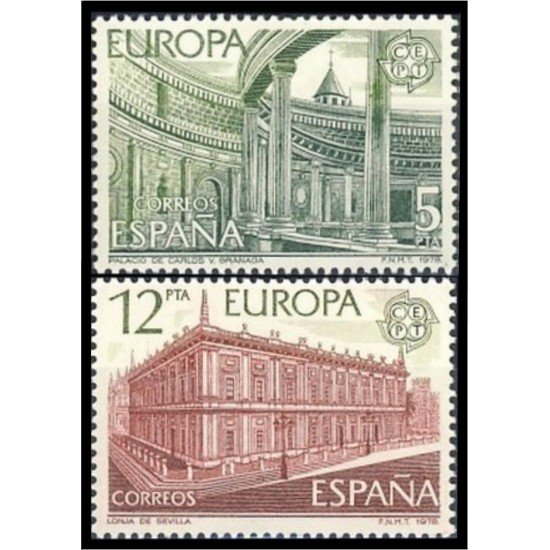 España Spain 2474/75 1978 Europa Cept MNH España Spain 2474/75 1978 Europa Cept MNH