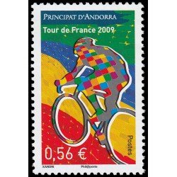 Andorra Francesa 677 2009 Deporte Ciclismo Tour de Francia 2009 MNH Andorra Francesa 677 2009 Deporte Ciclismo Tour de Francia 2009 MNH