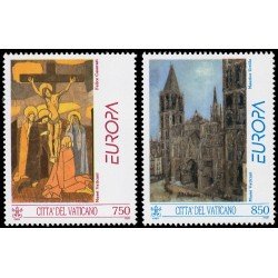 Vaticano 959/60 1993 Europa Arte contemporáneo MNH Vaticano 959/60 1993 Europa Arte contemporáneo MNH