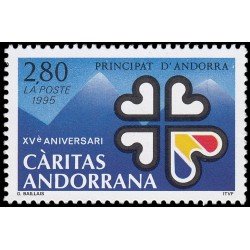 Andorra Francesa 456 1995 Cáritas Andorranas MNH Andorra Francesa 456 1995 Cáritas Andorranas MNH