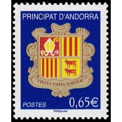 Andorra Francesa 633 2007 Escudo MNH Andorra Francesa 633 2007 Escudo MNH