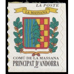 Andorra Francesa 512 1999 Municipio de La Massana Autoadhesivos Andorra Francesa 512 1999 Municipio de La Massana Autoadhesivos