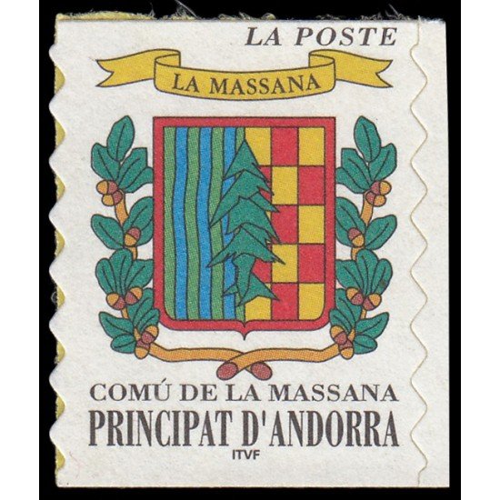 Andorra Francesa 512 1999 Municipio de La Massana Autoadhesivos Andorra Francesa 512 1999 Municipio de La Massana Autoadhesivos