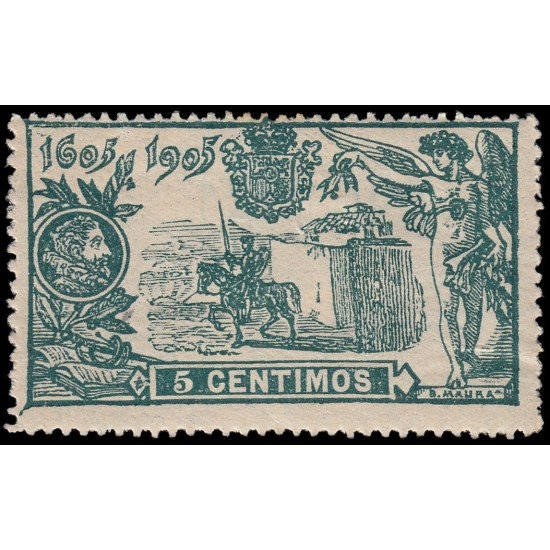 España Spain 257 1905 300 aniv. de la publicación de El Quijote Cervantes MH