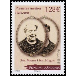 Andorra Francesa 860 2021 Personalidades Primeras institutrices francesas MNH Andorra Francesa 860 2021 Personalidades Primeras institutrices francesas MNH