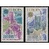 Andorra Francesa 261/62 1977 Iglesia San Joan de Caselles MNH