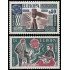 Andorra Francesa 253/54 1976 Europa Artesanía MNH