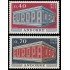 Andorra Francesa 194/95 1969 Europa 10 aniv. de la Conferencia de Correos y Telecomunicaciones MNH