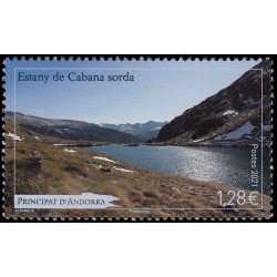 Andorra Francesa 863 2021 Paisajes Lago de Cabana sorda MNH Andorra Francesa 863 2021 Paisajes Lago de Cabana sorda MNH