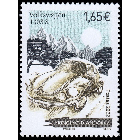 Andorra Francesa 876 2022 Transporte Automóvil MNH Andorra Francesa 876 2022 Transporte Automóvil MNH