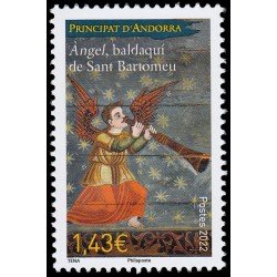 Andorra Francesa 884 2022 Arte Pabellón de la iglesia de Sant Bartomeu MNH Andorra Francesa 884 2022 Arte Pabellón de la iglesia de Sant Bartomeu MNH