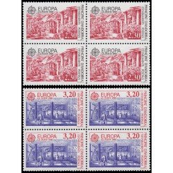 Andorra Francesa 388/89 Bl.4 1990 Europa Establecimientos Postales MNH Andorra Francesa 388/89 Bl.4 1990 Europa Establecimientos Postales MNH