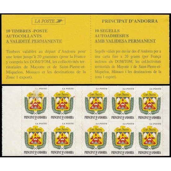Andorra Francesa Carnet 8 1998 Municipio de Ordino Andorra Francesa Carnet 8 1998 Municipio de Ordino