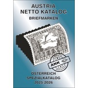 Catálogo Netto de Austria (ANK) Sellos Catálogo Especial de Austria 2025/2026