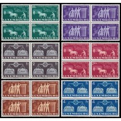 Luxemburgo 443/48 Bl.4 1951 A favor de la Europa unida MNH Luxemburgo 443/48 Bl.4 1951 A favor de la Europa unida MNH