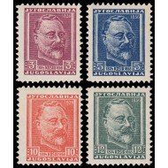 Yugoslavia 485/88 1948 Efigie de Laurent Kosir MNH
