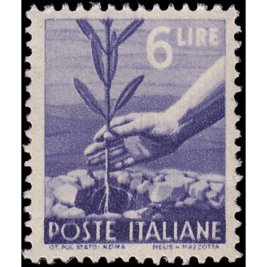 Italia Italy 494 1945-48 Plantar un olivo MNH Italia Italy 494 1945-48 Plantar un olivo MNH
