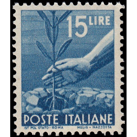 Italia Italy 498 1945-48 Plantar un olivo MNH Italia Italy 498 1945-48 Plantar un olivo MNH