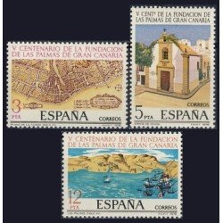 España Spain 2477/79 1978 V Centenario de la Fundación Las Palmas de Gran Canaria MNH España Spain 2477/79 1978 V Centenario de la Fundación Las Palmas de Gran Canaria MNH