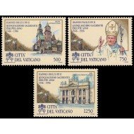 Vaticano 1043/45 1996 50 aniv. Orden sacerdotal Juan Pablo II MNH