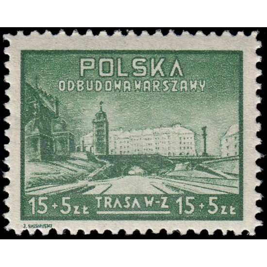 Polonia Poland 526 1948 En beneficio de fondos para la reconstruccción de Varsovia MNH Polonia Poland 526 1948 En beneficio de fondos para la reconstruccción de Varsovia MNH
