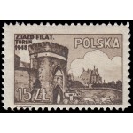Polonia Poland 527 1948 Congreso de filatélistas en Torun MNH