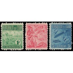 Cuba 314/16 1948 Tabaco Habano MNH Cuba 314/16 1948 Tabaco Habano MNH