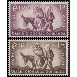 Irlanda Ireland 144/45 1960 Año mundial del refugiado MNH Irlanda Ireland 144/45 1960 Año mundial del refugiado MNH