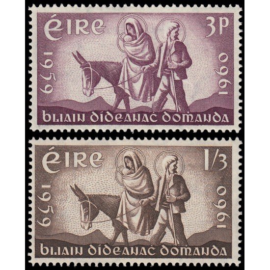 Irlanda Ireland 144/45 1960 Año mundial del refugiado MNH Irlanda Ireland 144/45 1960 Año mundial del refugiado MNH