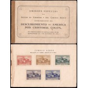 España Spain Carnet 531/65 1930 Emisión especial conmemorativa del descubrimiento de América por Cristobal Colon 
