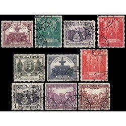 España Spain 604/13 1931 Unión Postal Panamericana Usados España Spain 604/13 1931 Unión Postal Panamericana Usados