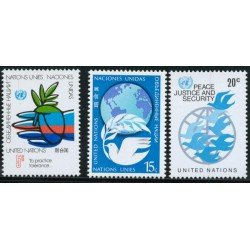 FAU2/S Naciones Unidas New York Nº 296/99 1979 Serie Símbolos Lujo FAU2/S Naciones Unidas New York Nº 296/99 1979 Serie Símbolos Lujo