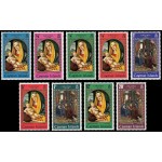 Cayman 244/52 1969 Navidad Pinturas MNH