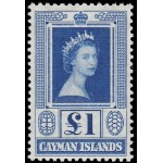 Cayman 154 1953-59 Efigie de la reina Elisabeth II MNH
