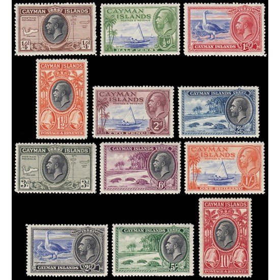 Cayman 89/00 1935 Jorge V y vistas variadas MH Cayman 89/00 1935 Jorge V y vistas variadas MH