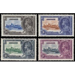 Gibraltar 95/98 1935 Jubileo de Jorge V MH Gibraltar 95/98 1935 Jubileo de Jorge V MH