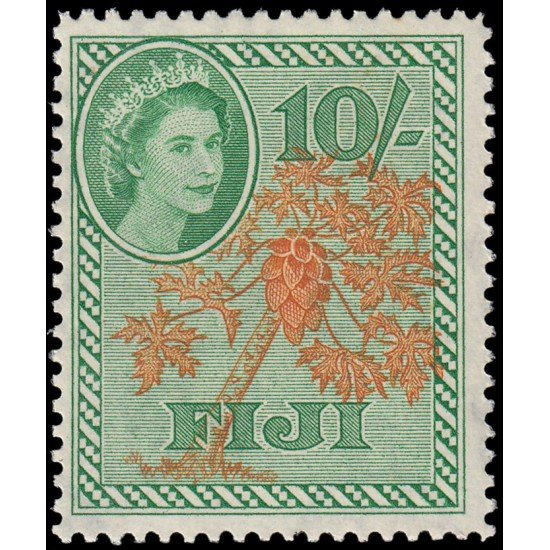 Fiji Islas 143 1954 Efigie de Elizabeth II MNH Fiji Islas 143 1954 Efigie de Elizabeth II MNH